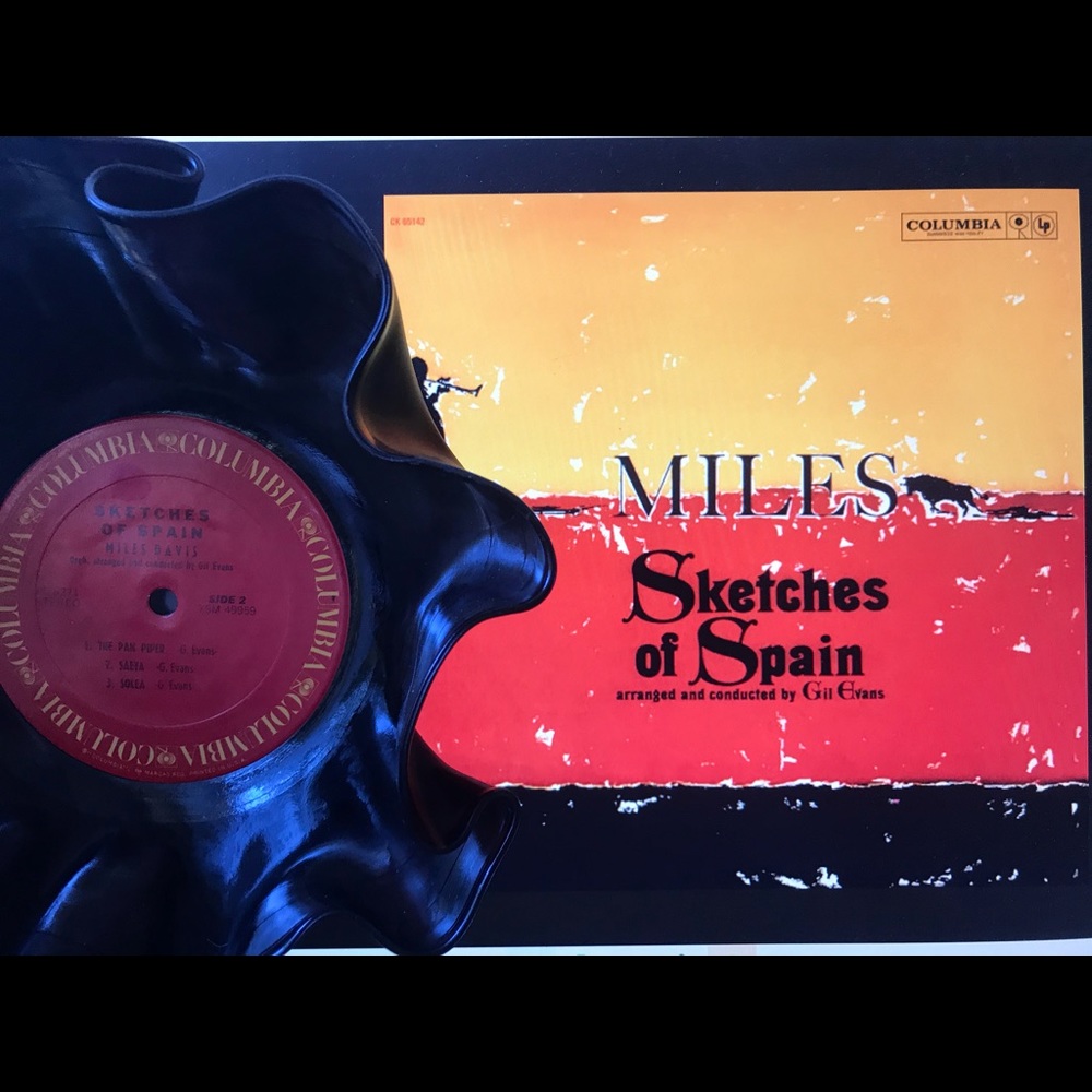 Vinyl Record Bowl Miles Davis: 'Sketches of Spain' : jazz trumpet great! WOW!! - Picture 1 of 3